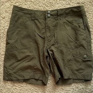 The North Face Women's Olive Cargo Shorts